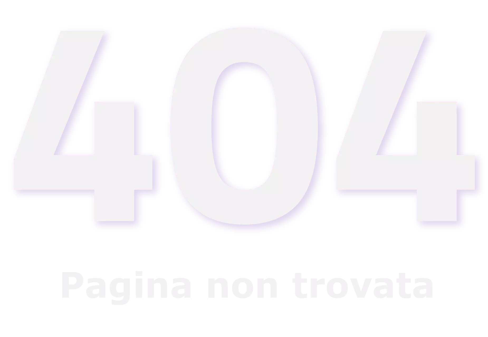 Pagina non trovata.